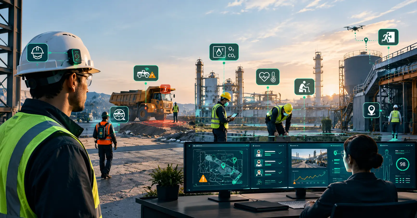 Connected Industrial Safety Network
